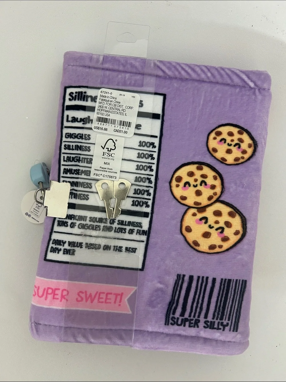 Fridge w/ Lip Balms, Unicorn Crossbody Bag, Plush Cookie Jornal + Bag Charm 💜🦄